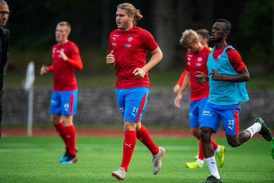 Helsingborgs Charlie Weberg och Ibrahim Bance