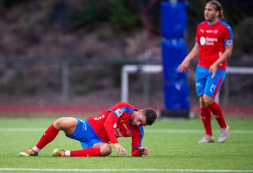Helsingborgs Mattias Almeida Sundell och Charlie Weberg
