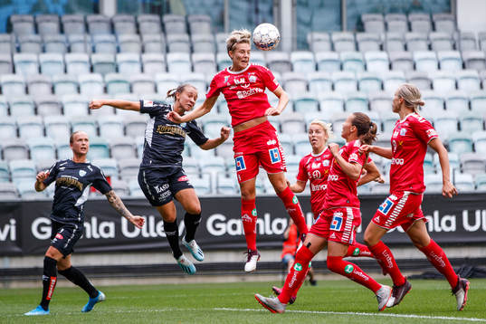Linköpings Lina Hurtig och Göteborgs Julia Zigiotti Olme
