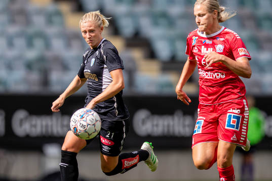 Göteborgs Rebecka Blomqvist mot Linköpings Lisa Lantz