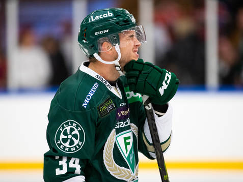 Färjestads Michael Lindqvist deppar