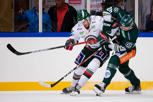 Frölundas Sebastian Stålberg och Färjestads Linus