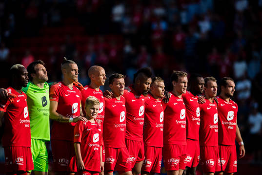 Daouda Bamba, goalkeeper Håkon Opdal, Vito Wormgoor, Ruben