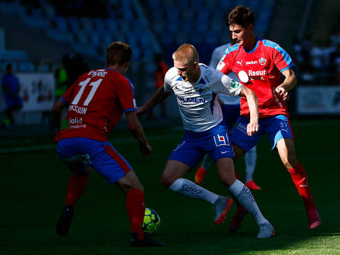 IFK Norrköpings Kalle Holmberg och Helsingborgs Armin