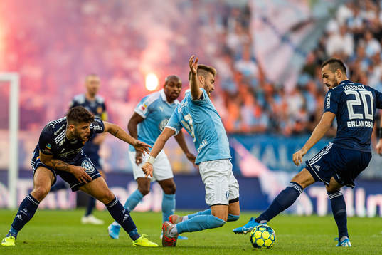 Djurgårdens Astrit Ajdarevic och Emir Kujovic