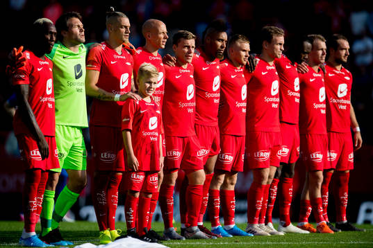 Daouda Bamba, goalkeeper Håkon Opdal, Vito Wormgoor, Ruben