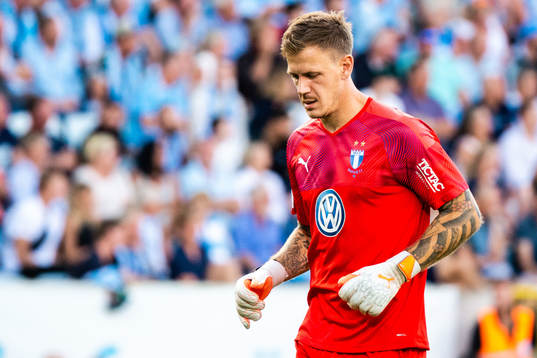 Malmö FFs Johan Dahlin deppar