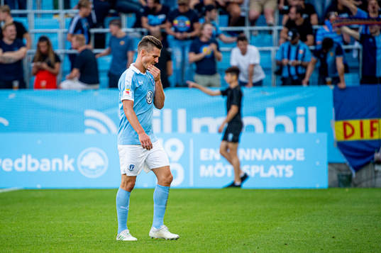 Malmö FFs Markus Rosenberg deppar