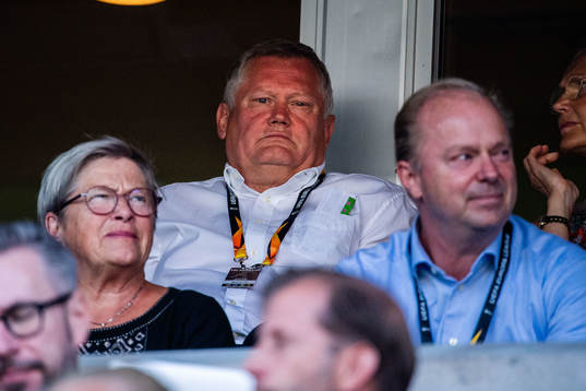 Malmö FFs ordförande Anders Pålsson på läktaren