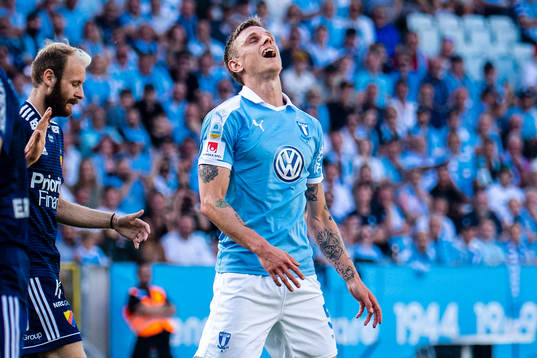 Malmö FFs Sören Rieks deppar