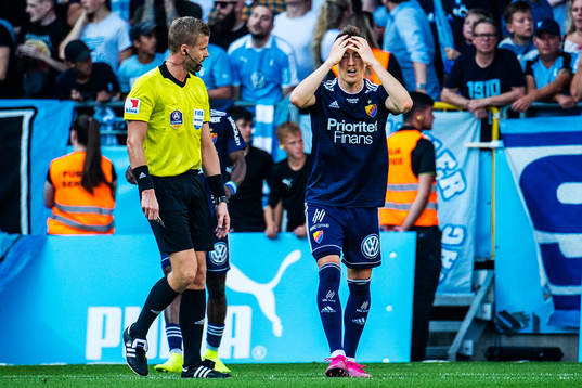 Djurgårdens Fredrik Ulvestad deppar