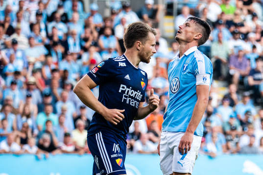 Malmö FFs Markus Rosenberg deppar