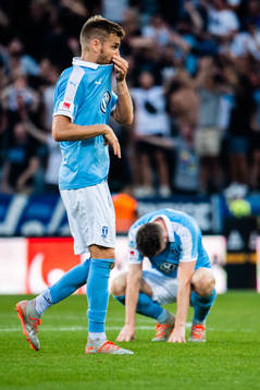 Malmö FFs Rasmus Bengtsson deppar
