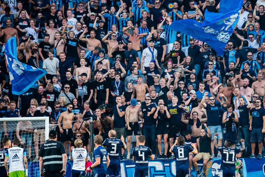 Djurgårdens spelare jublar