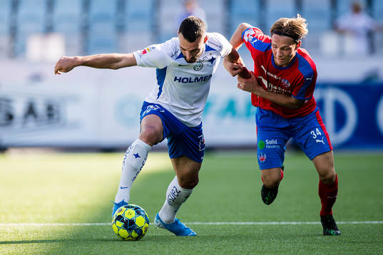 IFK Norrköpings Sead Haksabanovic och Helsingborgs Filip