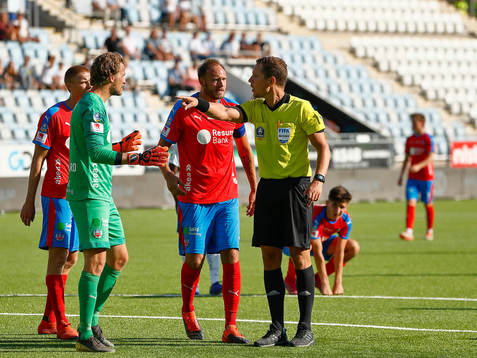 Helsingborgs spelare reagerar