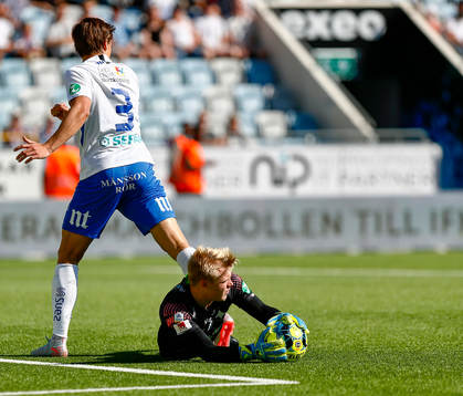 IFK Norrköpings målvakt Isak Pettersson