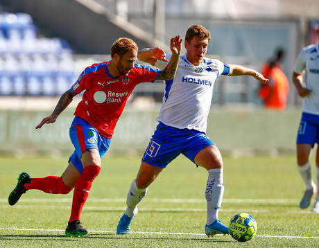Helsingborgs Alexander Farnerud ochIFK Norrköpings
