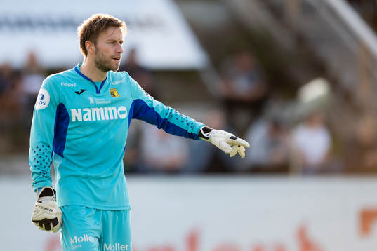 Goalkeeper Rino Lund Johnsen of Raufoss