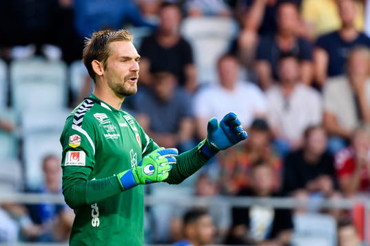 Kalmars målvakt Lucas Hägg-Johansson