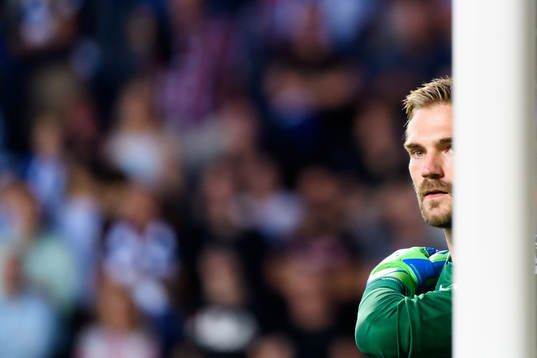 Kalmars målvakt Lucas Hägg-Johansson