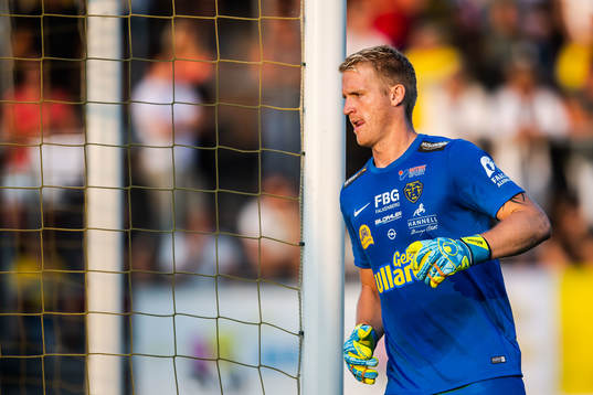 Falkenbergs målvakt Hampus Nilsson