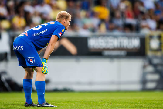 Falkenbergs målvakt Hampus Nilsson