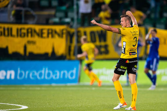 Elfsborgs Stian Rode Gregersen jublar
