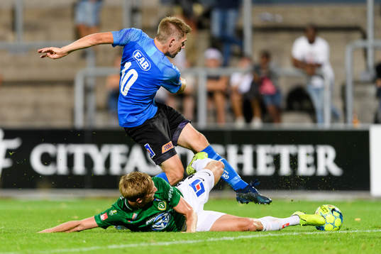 Halmstads Mikael Boman  och Jönköpings Jesper Svensson