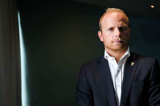 Ryan Lasch of Frölunda poses for a portrait