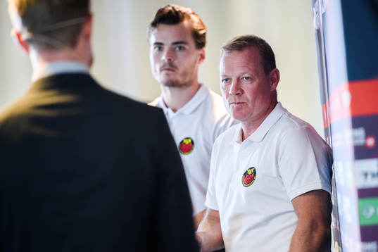 Oscar Engsund and Henrik Stridh, Assistant coach of Luleå