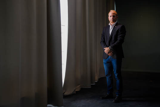 Ryan Lasch of Frölunda poses for a portrait