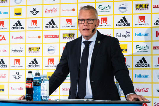 Head coach Janne Andersson of Sweden