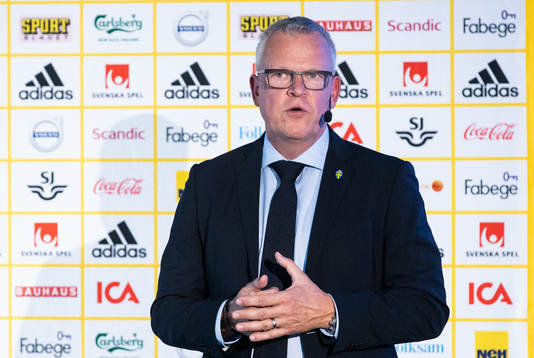 Head coach Janne Andersson of Sweden