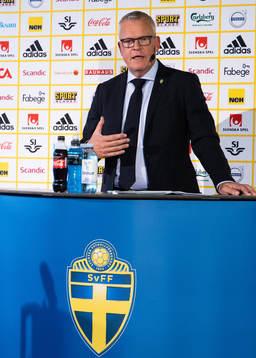 Head coach Janne Andersson of Sweden
