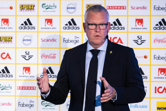 Head coach Janne Andersson of Sweden
