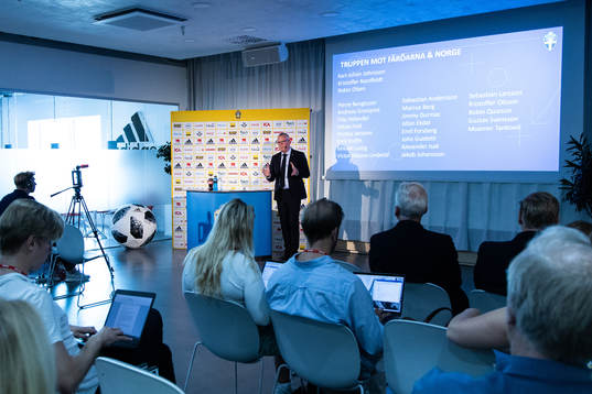 Head coach Janne Andersson of Sweden