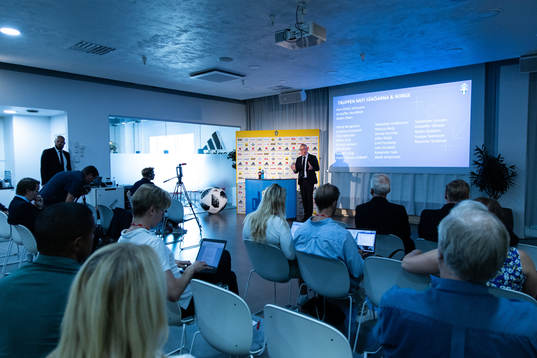 Head coach Janne Andersson of Sweden