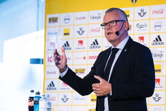 Head coach Janne Andersson of Sweden