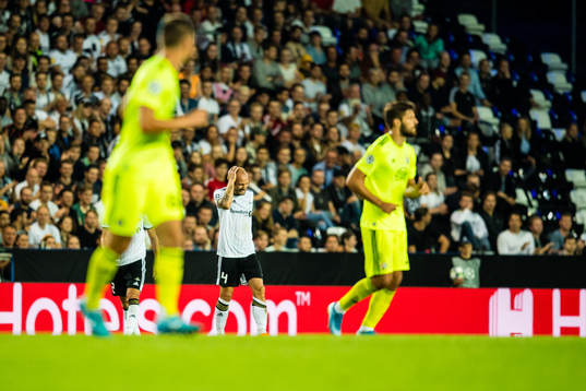 Tore Reginiussen of Rosenborg in pain