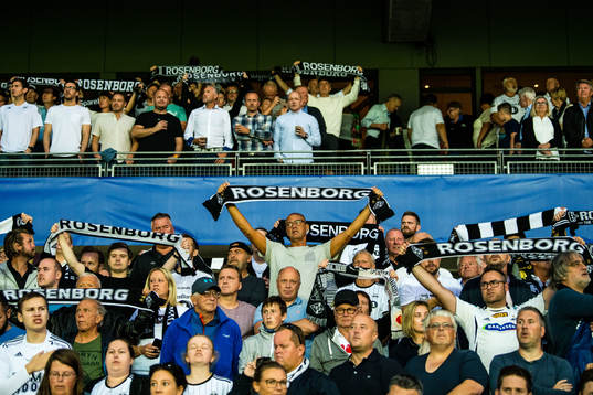 Spectators in the stands