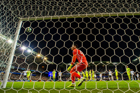 Vegar Eggen Hedenstad of Rosenborg almost scored