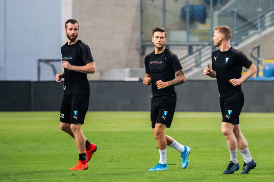 Jo Inge Berget, Arnor Traustason and Anders Christiansen of