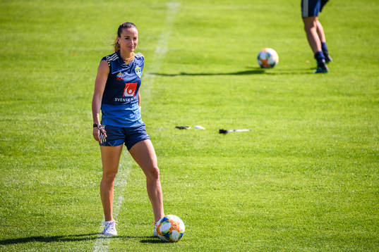 Kosovare Asllani of the Swedish national women football team