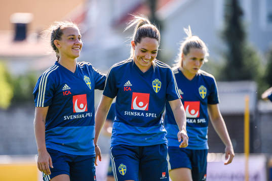 Julia Zigiotti Olme and Elin Rubensson of the Swedish