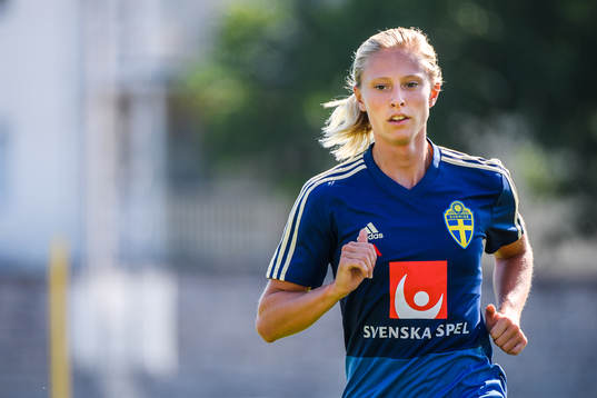 Rebecka Blomqvist of the Swedish national women football