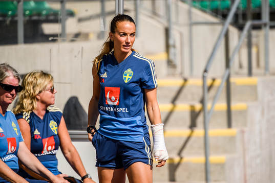 Kosovare Asllani of the Swedish national women football team