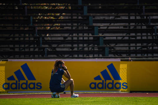 Kosovare Asllani of the Swedish national women football team