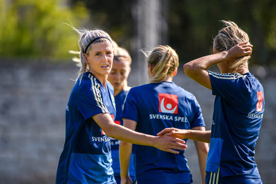 Olivia Schough of the Swedish national women football team