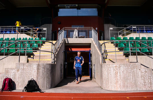 Goalkeeper Hedvig Lindahl of the Swedish national women